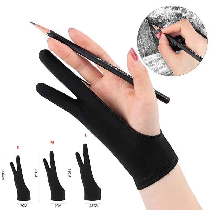 Touchscreen Glove Capacitive - Gants de dessin à deux doigts