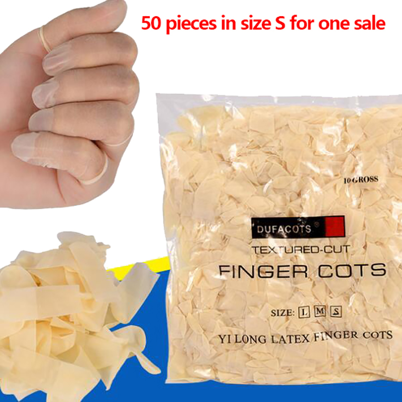 Latex Disposable Glove - Nouveau 50 pièces/paquet jetable Latex doigt