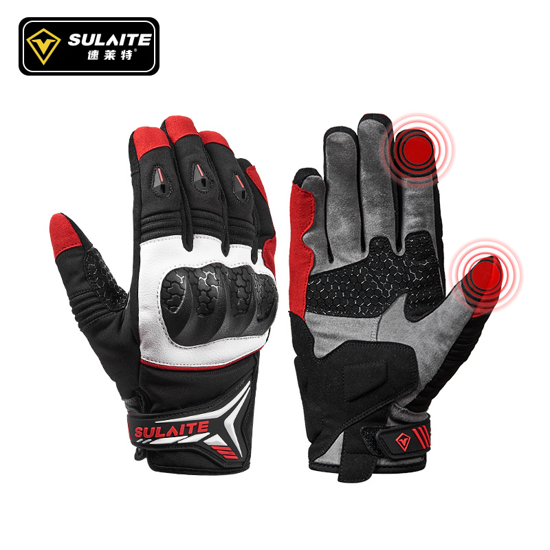 Motorcycle Glove Knuckle - Gants de moto SULAITE pour hommes