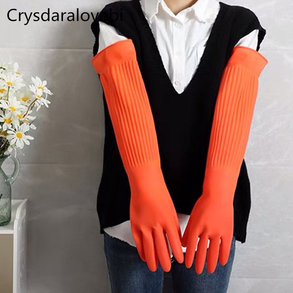 Rubber Glove Cleaning - Gants Ménagers Imperméables, Longs Gants en