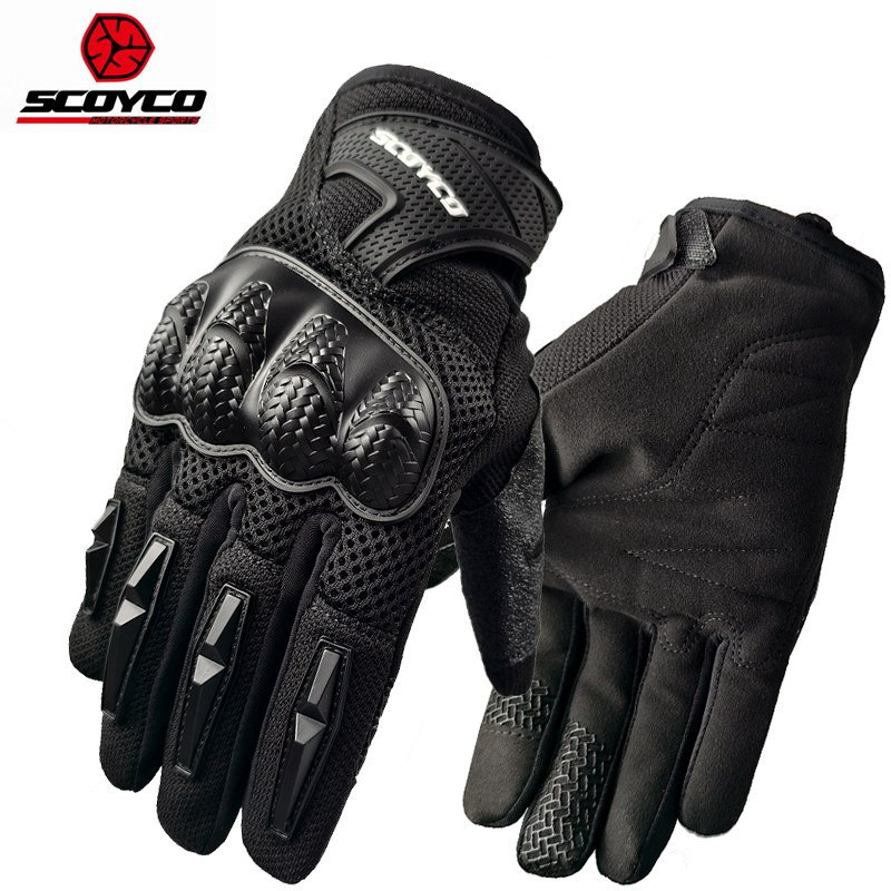 Motorcycle Glove Knuckle - Scoyco-Gants d'équitation de moto, protection des