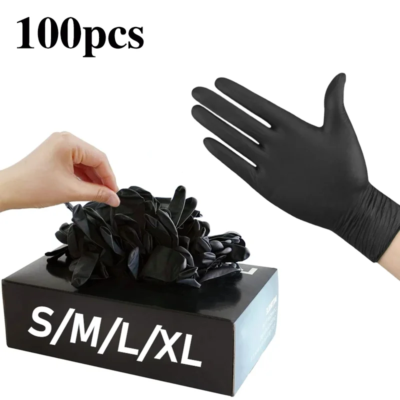 Nitrile Mechanic Glove - Gants jetables en Nitrile noir, pour
