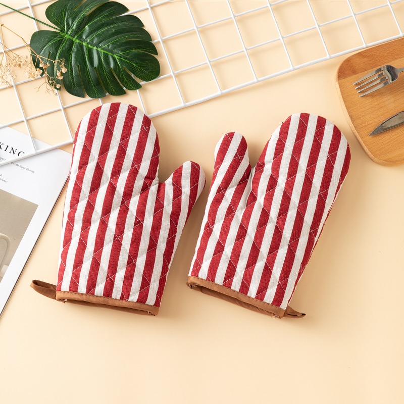 Oven Mitt Silicone - Mitaines de four épaisses en treillis,