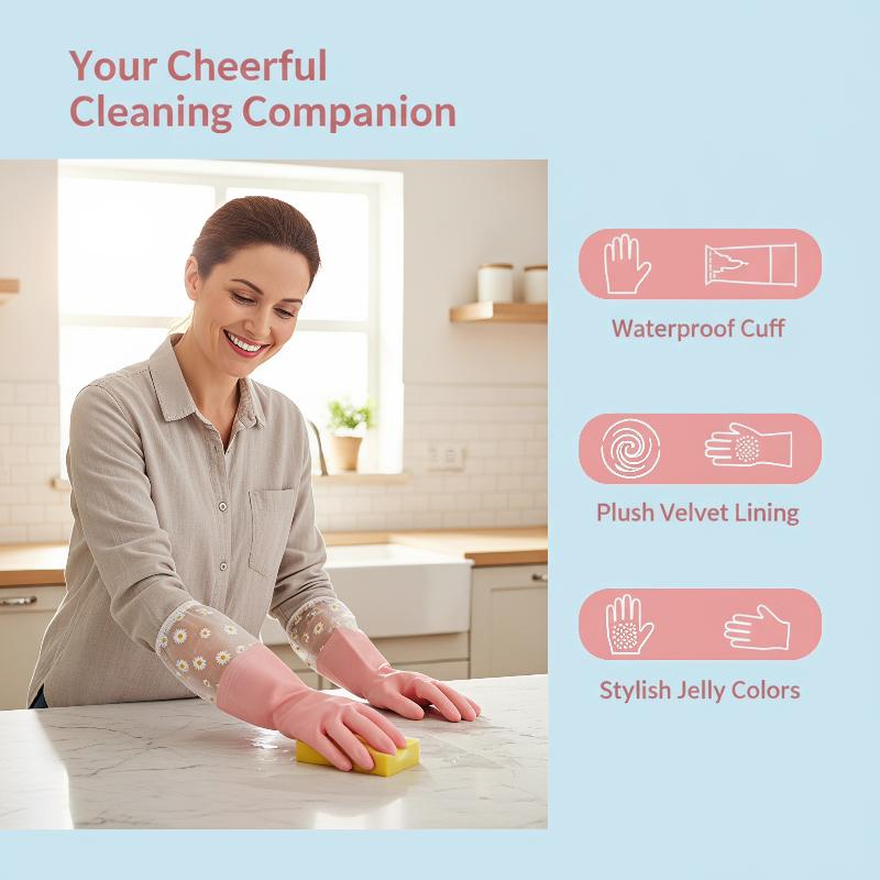 Gants de nettoyage imperméable - Rubber Glove Cleaning avis et prix