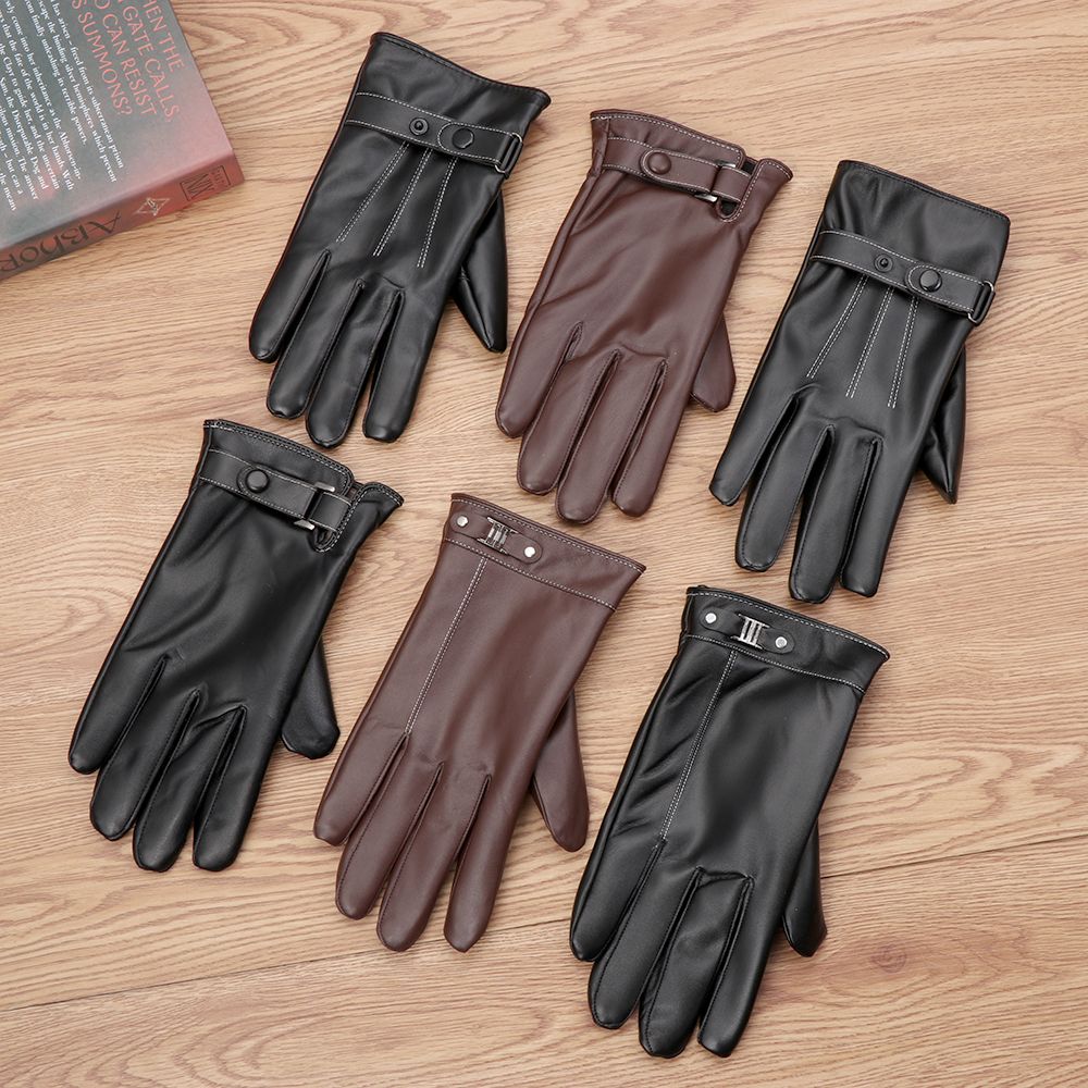 Gants en cuir thermique Smile  - Leather Driving Glove avis et prix