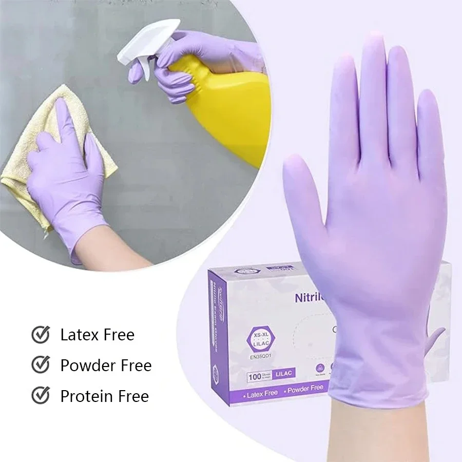 Gants jetables en Nitrile viol - Nitrile Mechanic Glove avis et prix