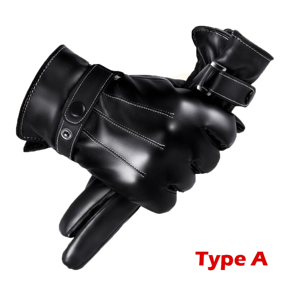 1 paire de gants d'hiver chaud - Leather Driving Glove avis et prix