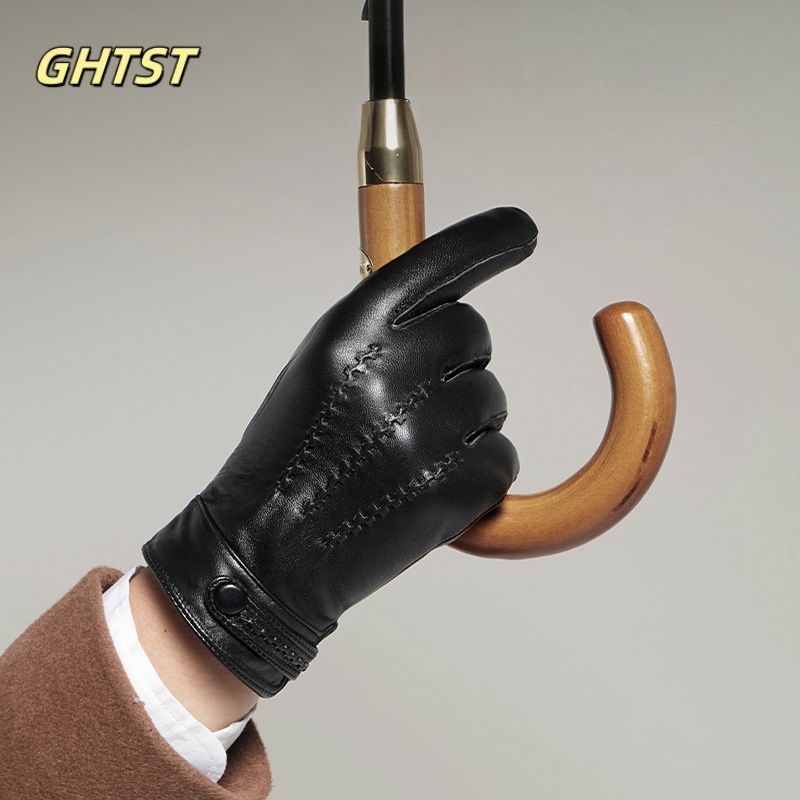 Gants simples en cuir véritabl - Leather Driving Glove avis et prix