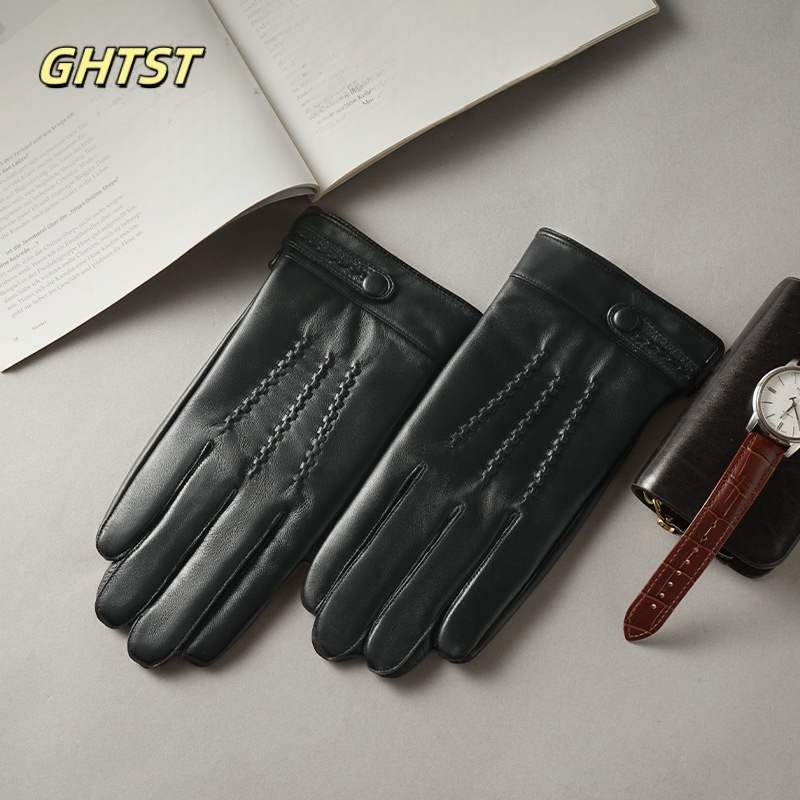 Gants simples en cuir véritabl - Leather Driving Glove avis et prix