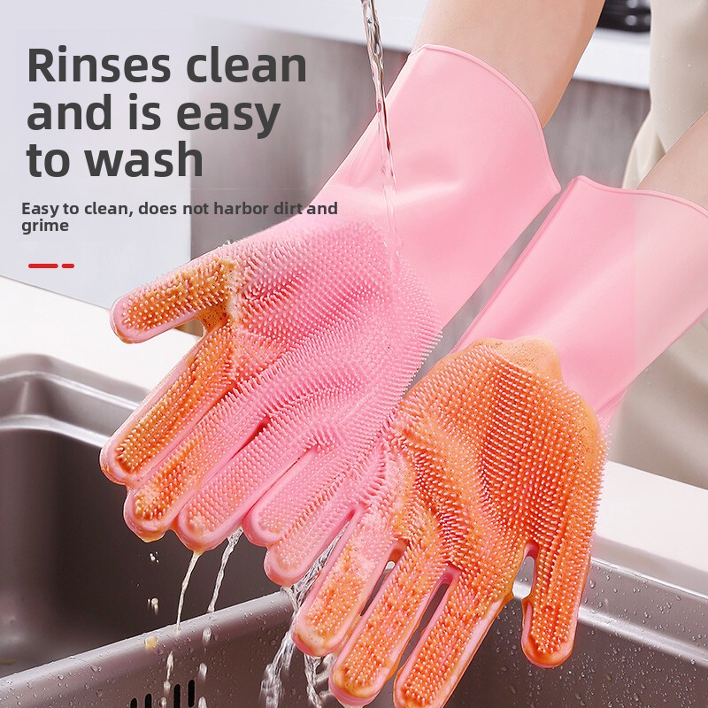 Gants de lavage de vaisselle e - Rubber Glove Cleaning avis et prix