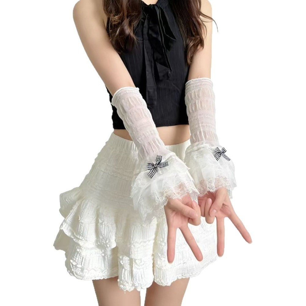 1 Paire de Manchettes en Dente - Fingerless Glove Knit avis et prix