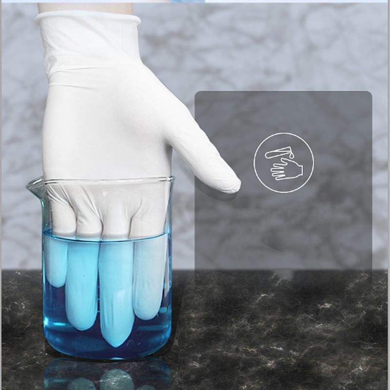 Gants en nitrile jetables blan - Dish Glove Rubber avis et prix