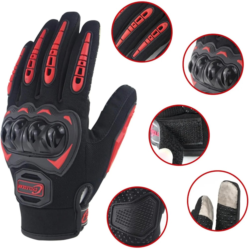 Gants de moto respirants pour  - Motorcycle Glove Knuckle avis et prix