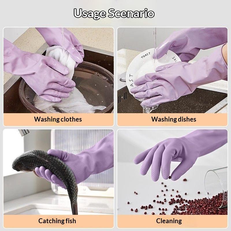 1 paire de gants de lavage de  - Dish Glove Rubber avis et prix