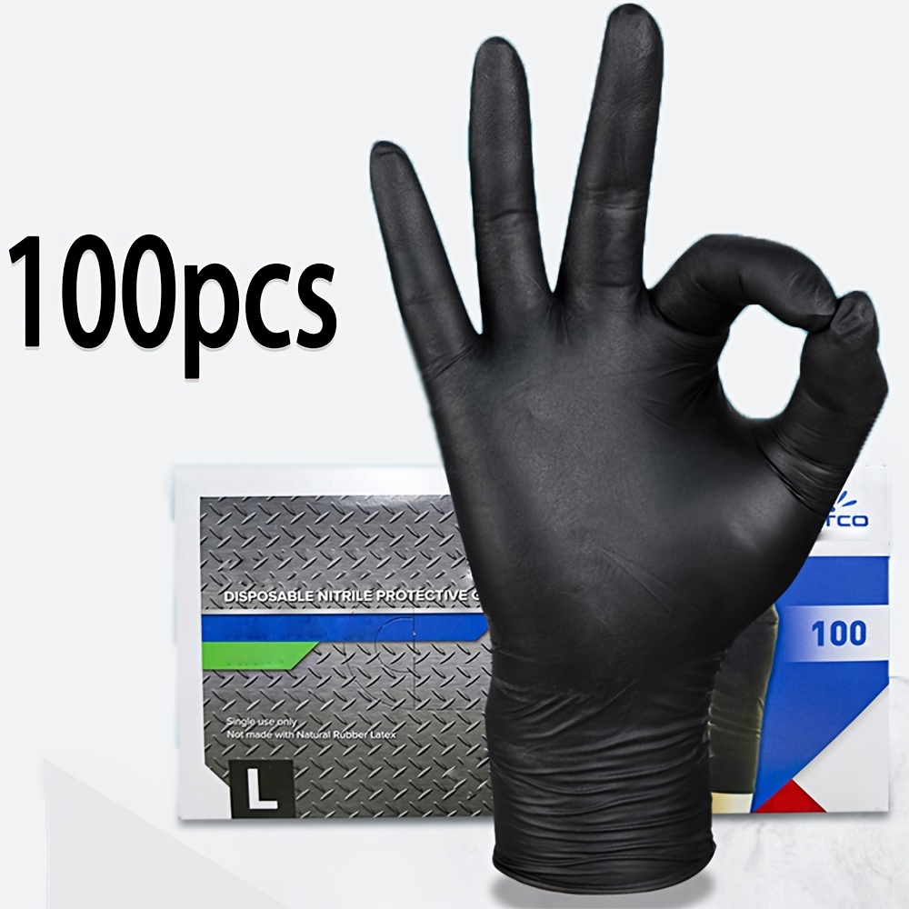 Gants en nitrile noirs jetable - Nitrile Mechanic Glove avis et prix