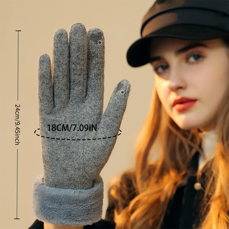 TRALOW Gants d'hiver en tricot - Wool Glove Lined avis et prix