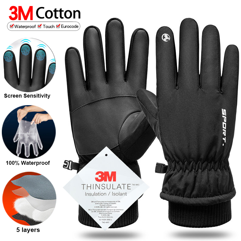 Gants thermiques d'hiver pour  - Ski Glove Waterproof avis et prix