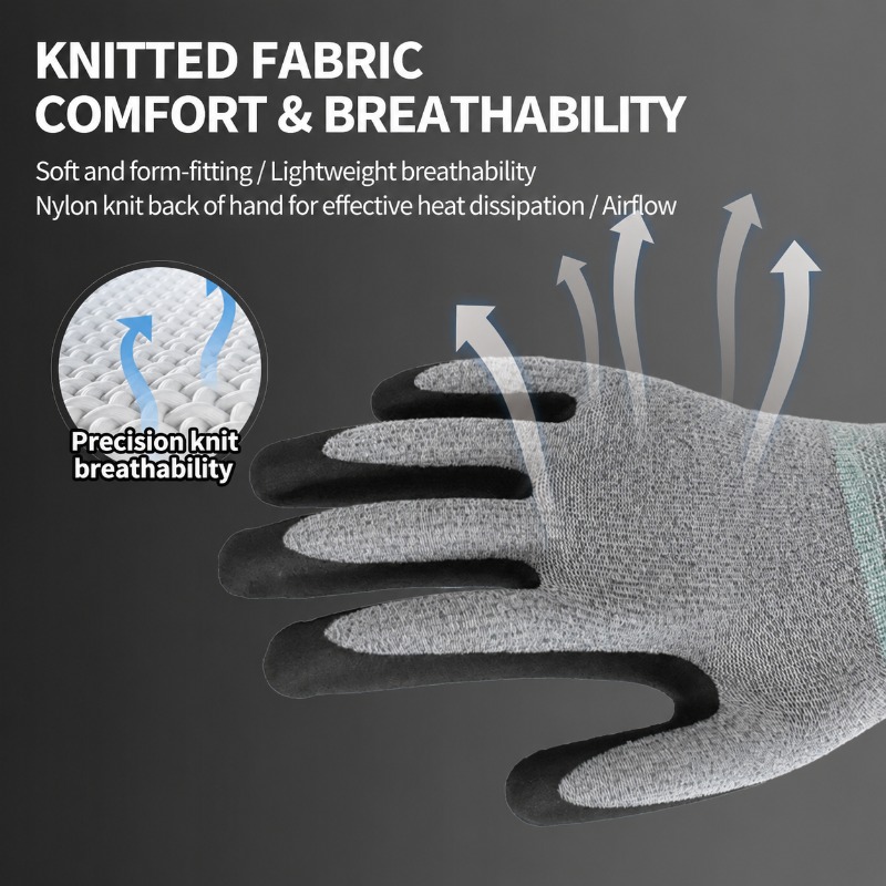 Gants de travail en polyester  - Nitrile Mechanic Glove avis et prix