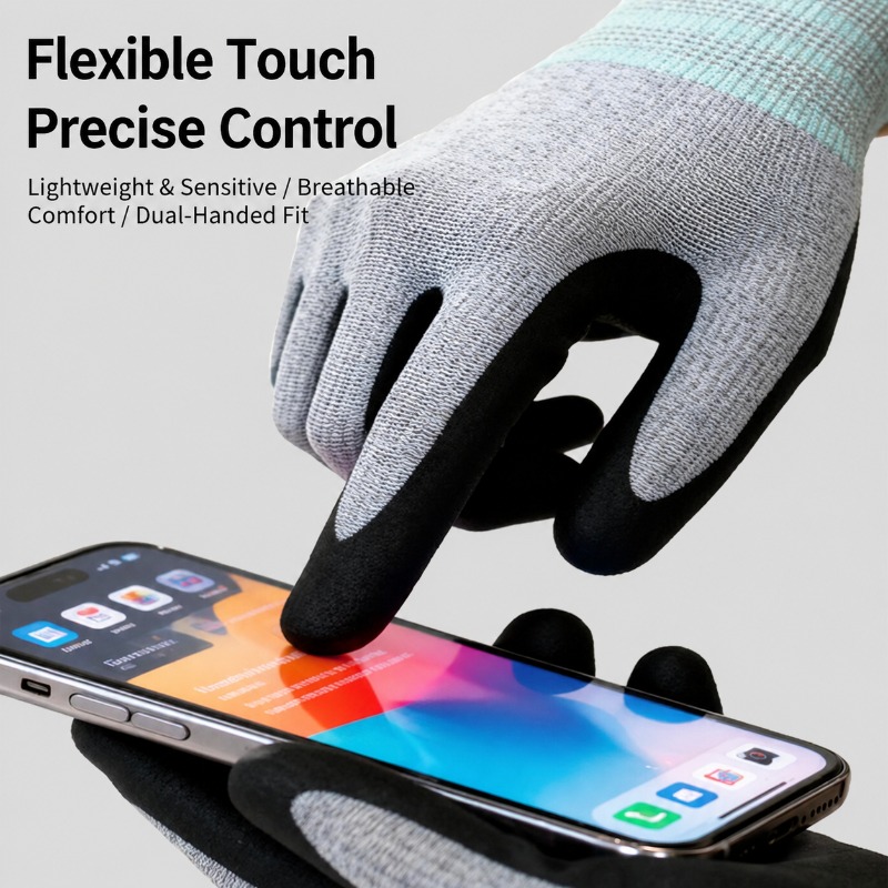 Gants de travail en polyester  - Nitrile Mechanic Glove avis et prix