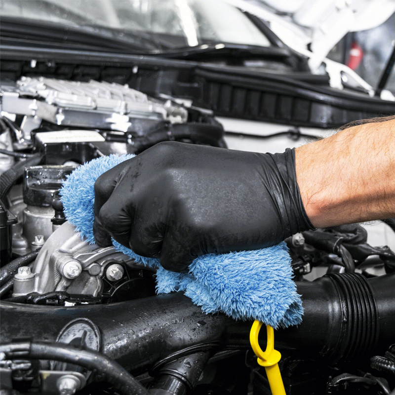 Gants jetables noirs en nitril - Rubber Glove Cleaning avis et prix
