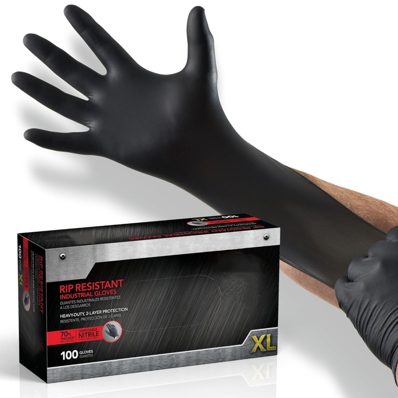 100 pièces de gants en nitrile - Nitrile Mechanic Glove avis et prix