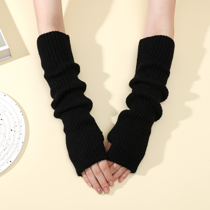 Manchettes pour femmes, chauff - Fingerless Glove Knit avis et prix