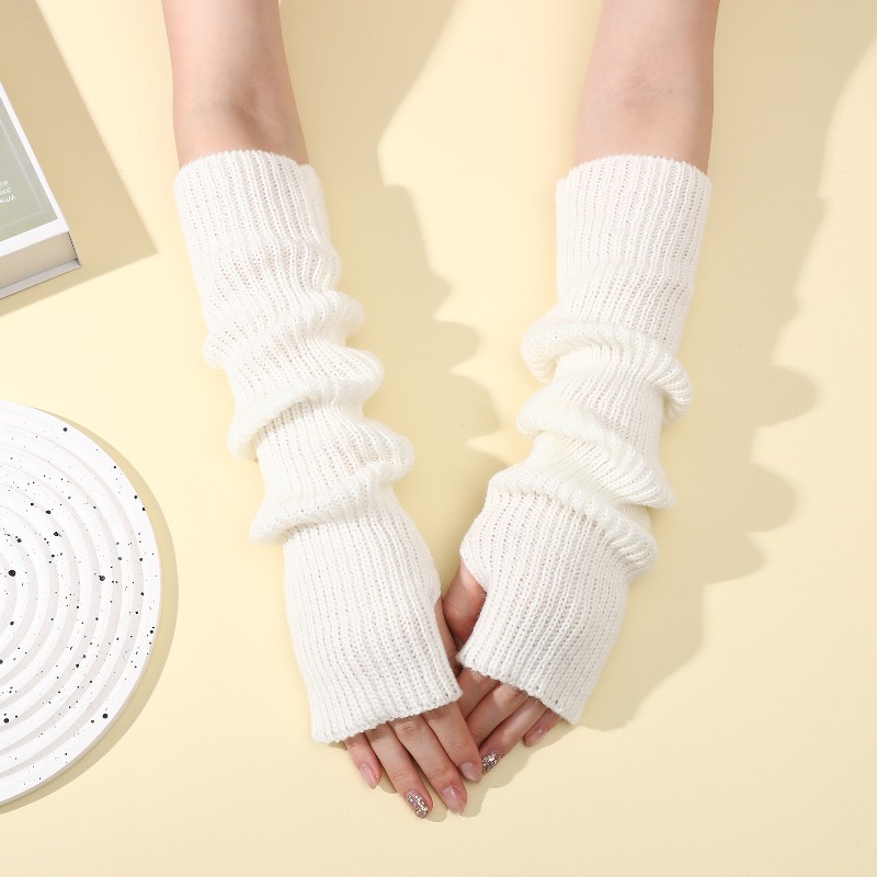 Manchettes pour femmes, chauff - Fingerless Glove Knit avis et prix