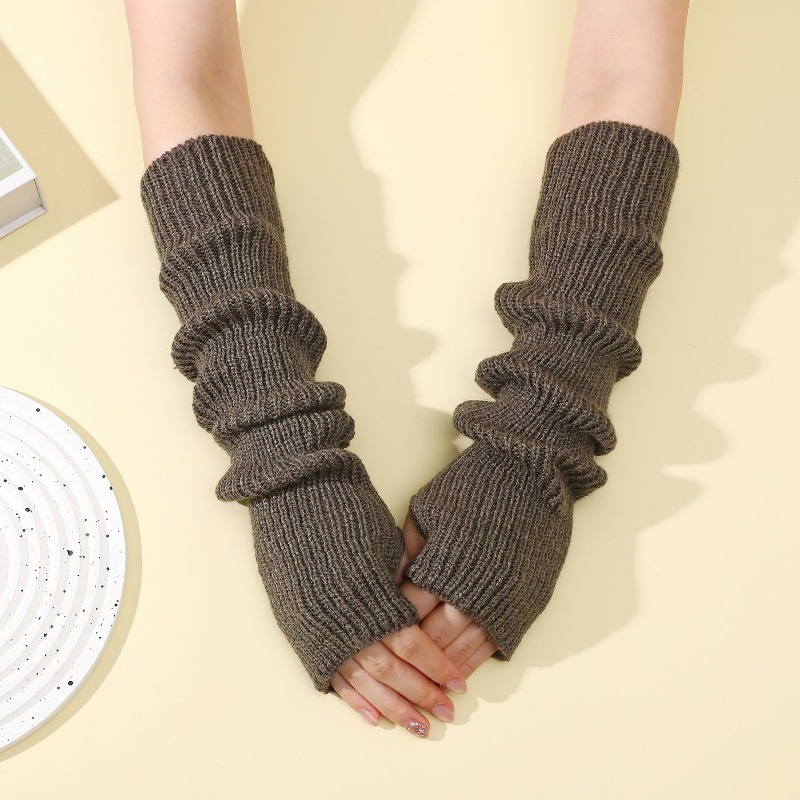 Manchettes pour femmes, chauff - Fingerless Glove Knit avis et prix
