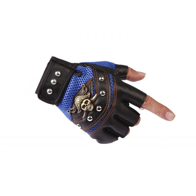 Gants sans doigts en cuir PU à - Fingerless Glove Knit avis et prix